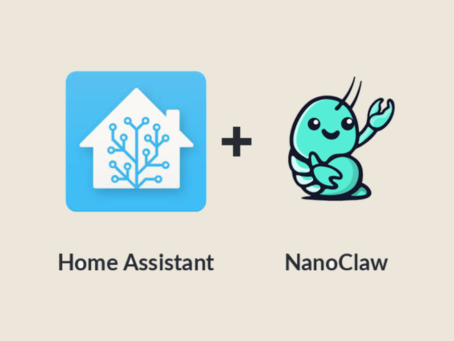 Home Assistant and NanoClaw logos