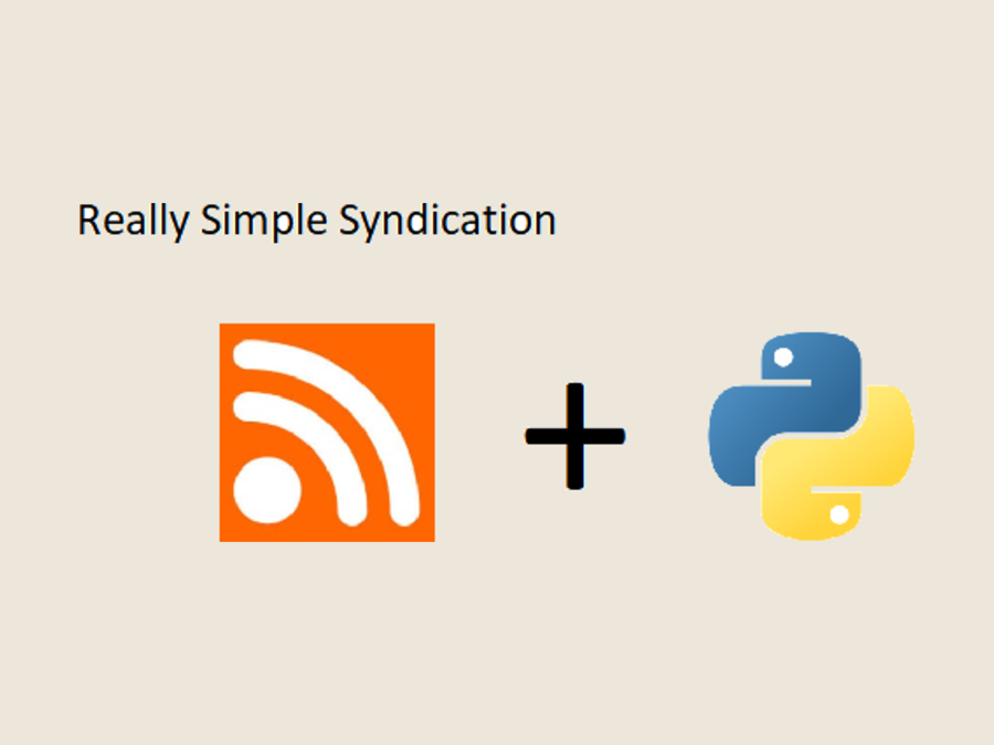 Python RSS reader widget